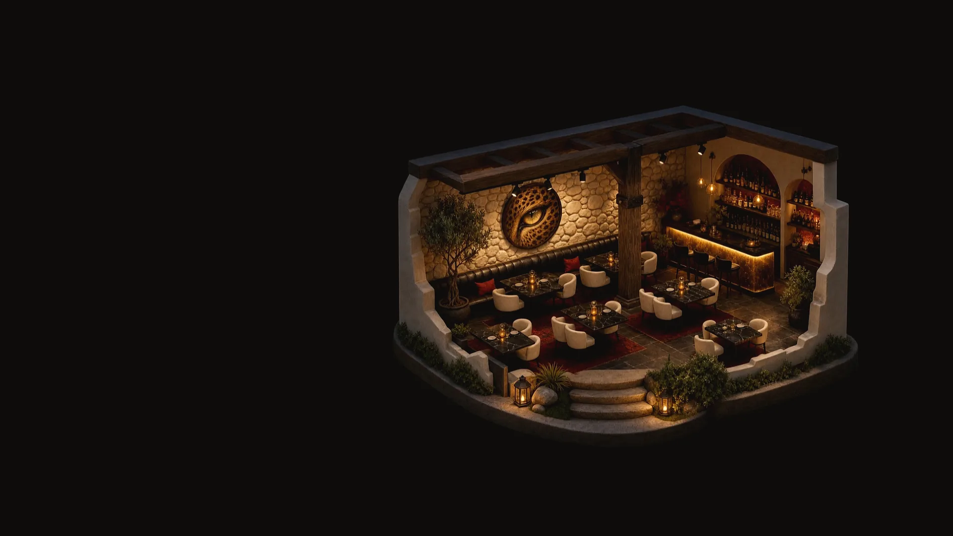 La salle du Quailys en miniature